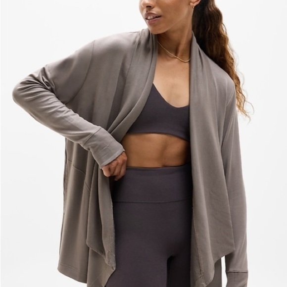 Athleta Pranayama Restore Wrap Soft Cardigan - Picture 1 of 8
